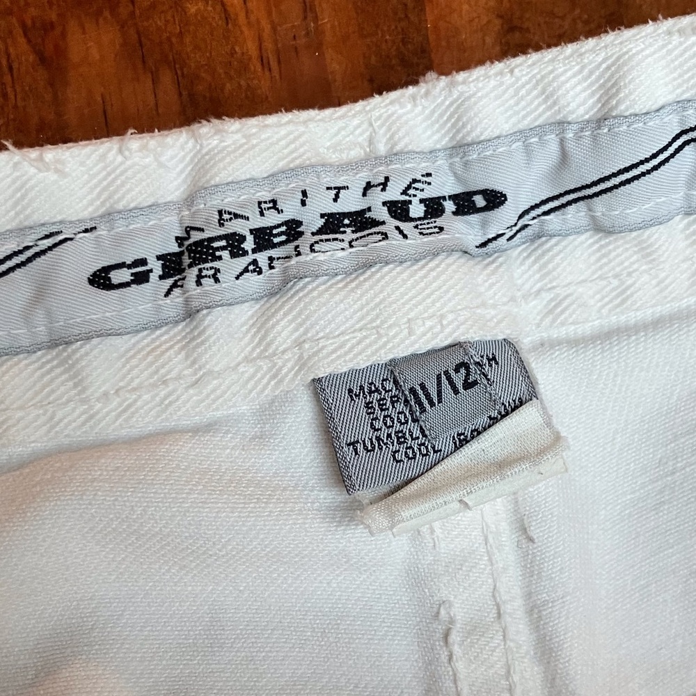 Vintage 1980’s Marithe Francois Girbaud White Jeans